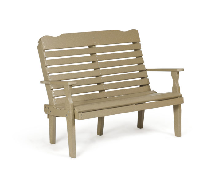 4' Curve Back Bench