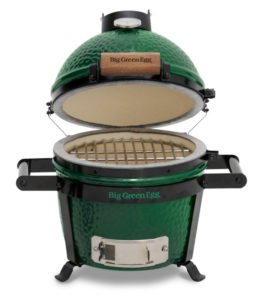 Mini Max Big Green Egg With Open Lid