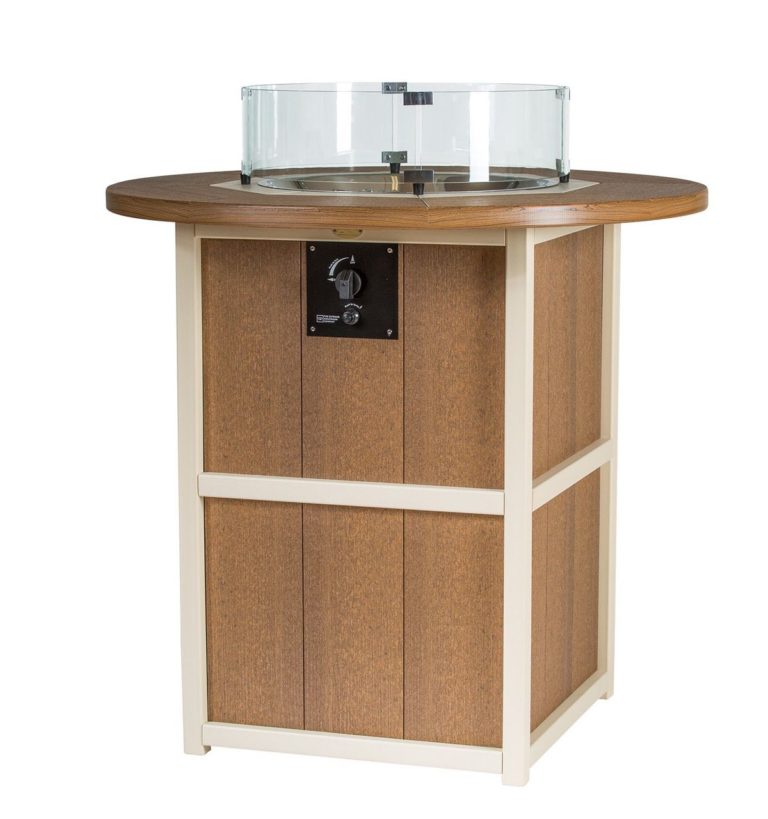 SummerSide Round Fire Table