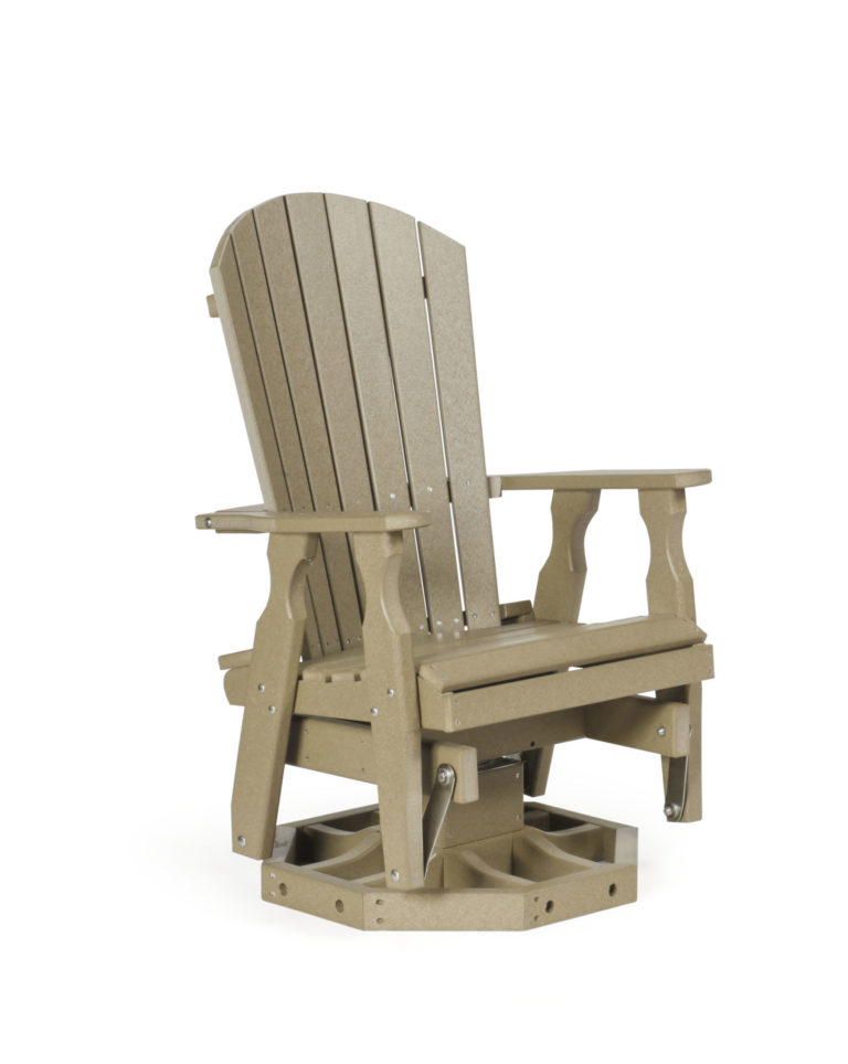Single Swivel Fanback Glider