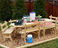 Wood Tables & Benches