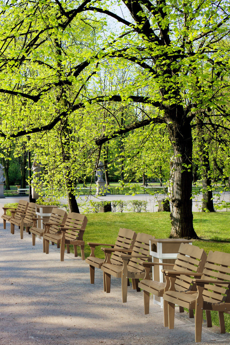 5' West Chester Bench - Image 4