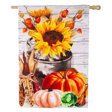 Harvest Blessing House Flag
