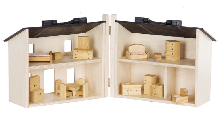 Folding Doll House w/ Furniture