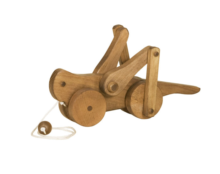 Pull Toy - Grasshopper - harvest