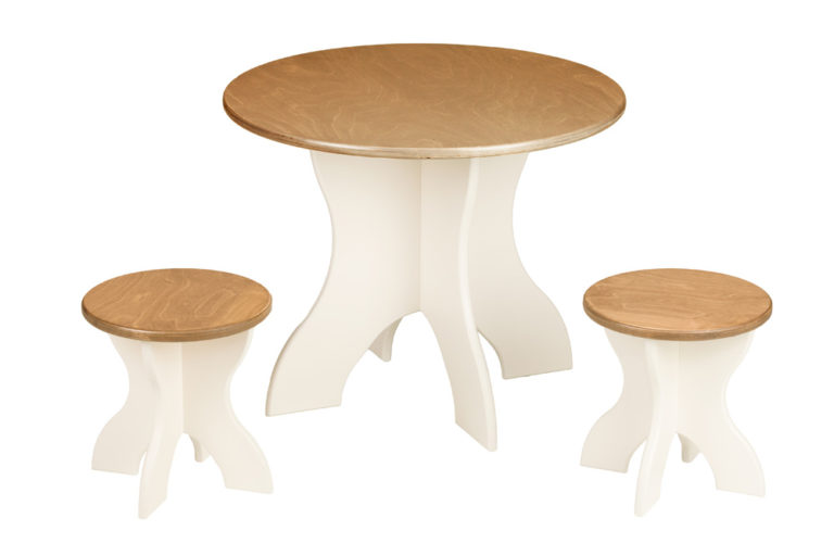 Round Activity Table w/ 2 Stools