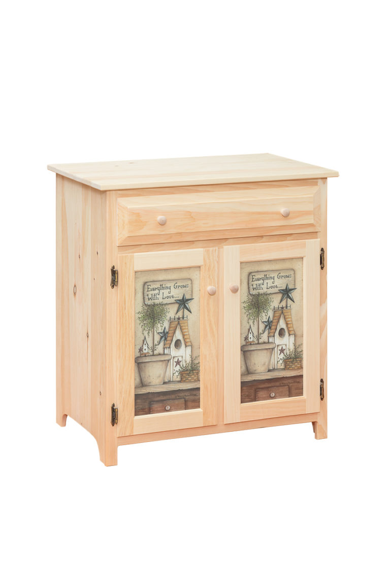Microwave Stand w/ Print