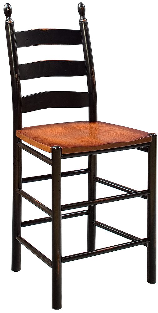 Shaker Ladderback Bar Chair - Image 2
