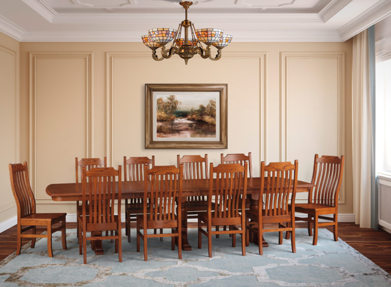 Triple Pedestal Table - Image 3