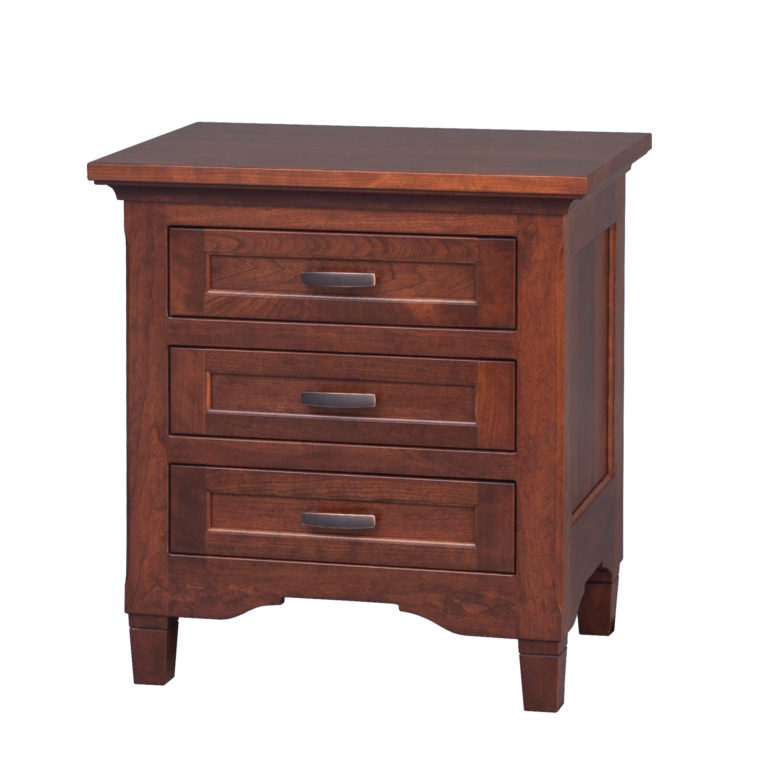 Lexington 3 Drawer Nightstand
