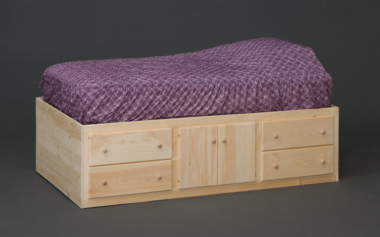 Storage Bed, 4 Drawer/2 Door