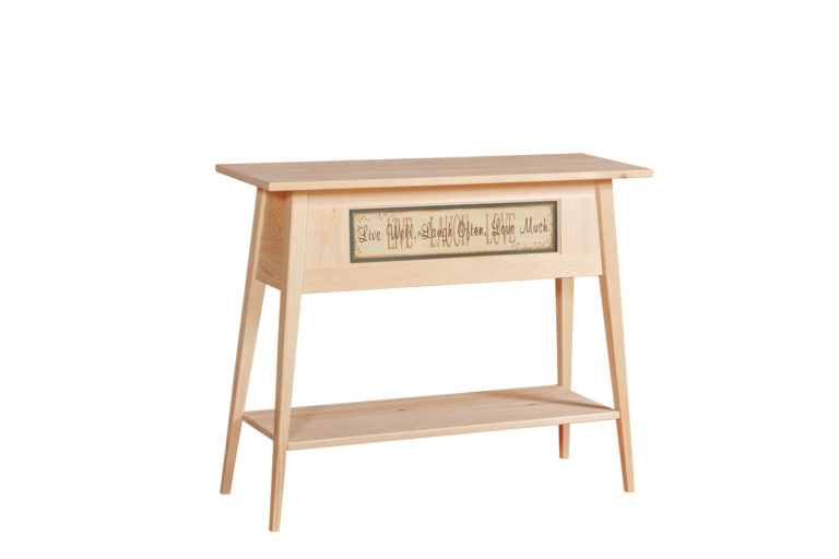 David Riehl wood hall table