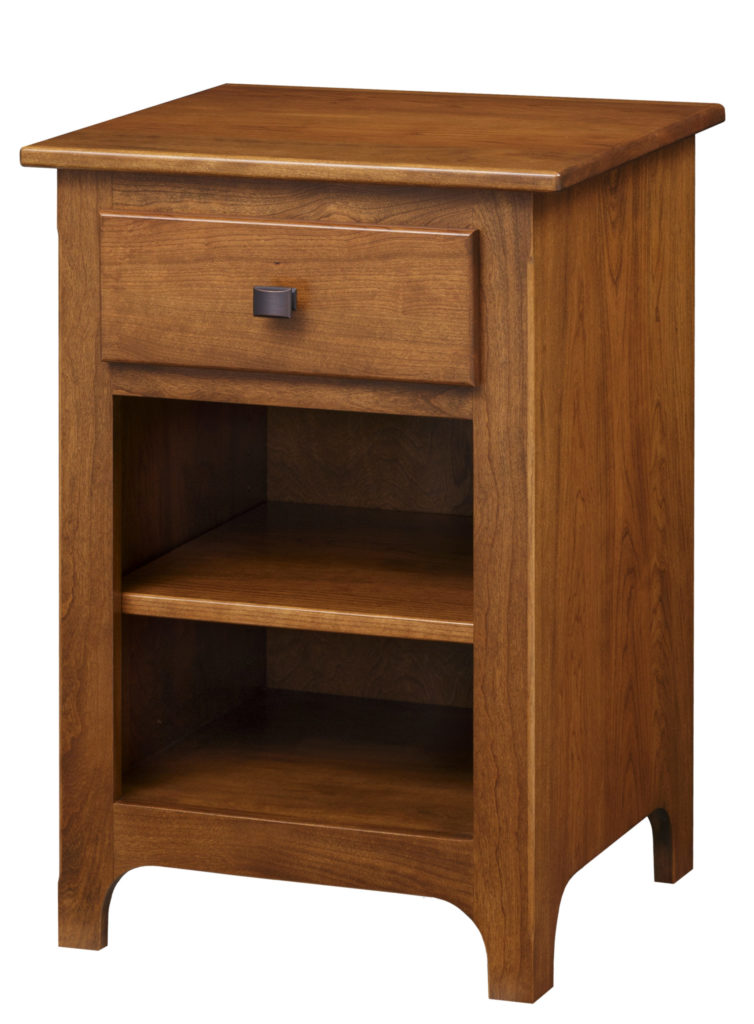 Plymouth 1 Drawer Night Stand w/ Open Shelf - Small