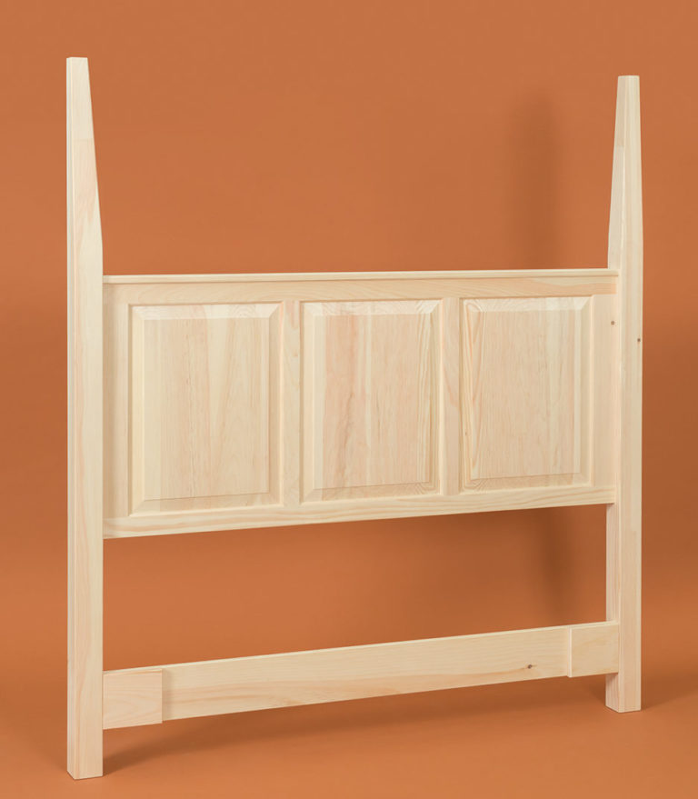 Pencil Point Headboard w/ Raised Panels