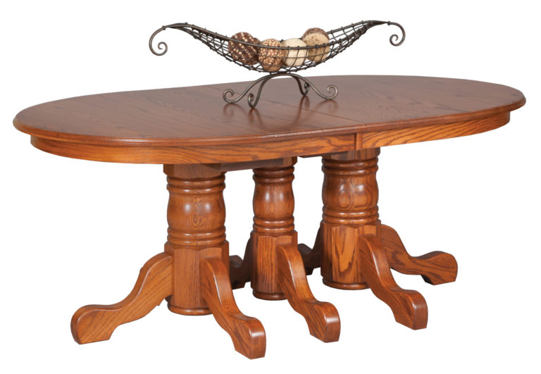 Scranton Triple Pedestal Table