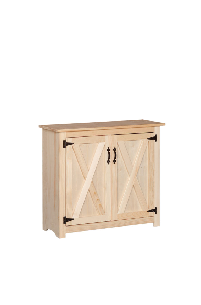 Hall Cabinet w/ Barn Door
