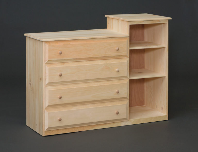 Baby Changer Dresser with Shelves - Image 2