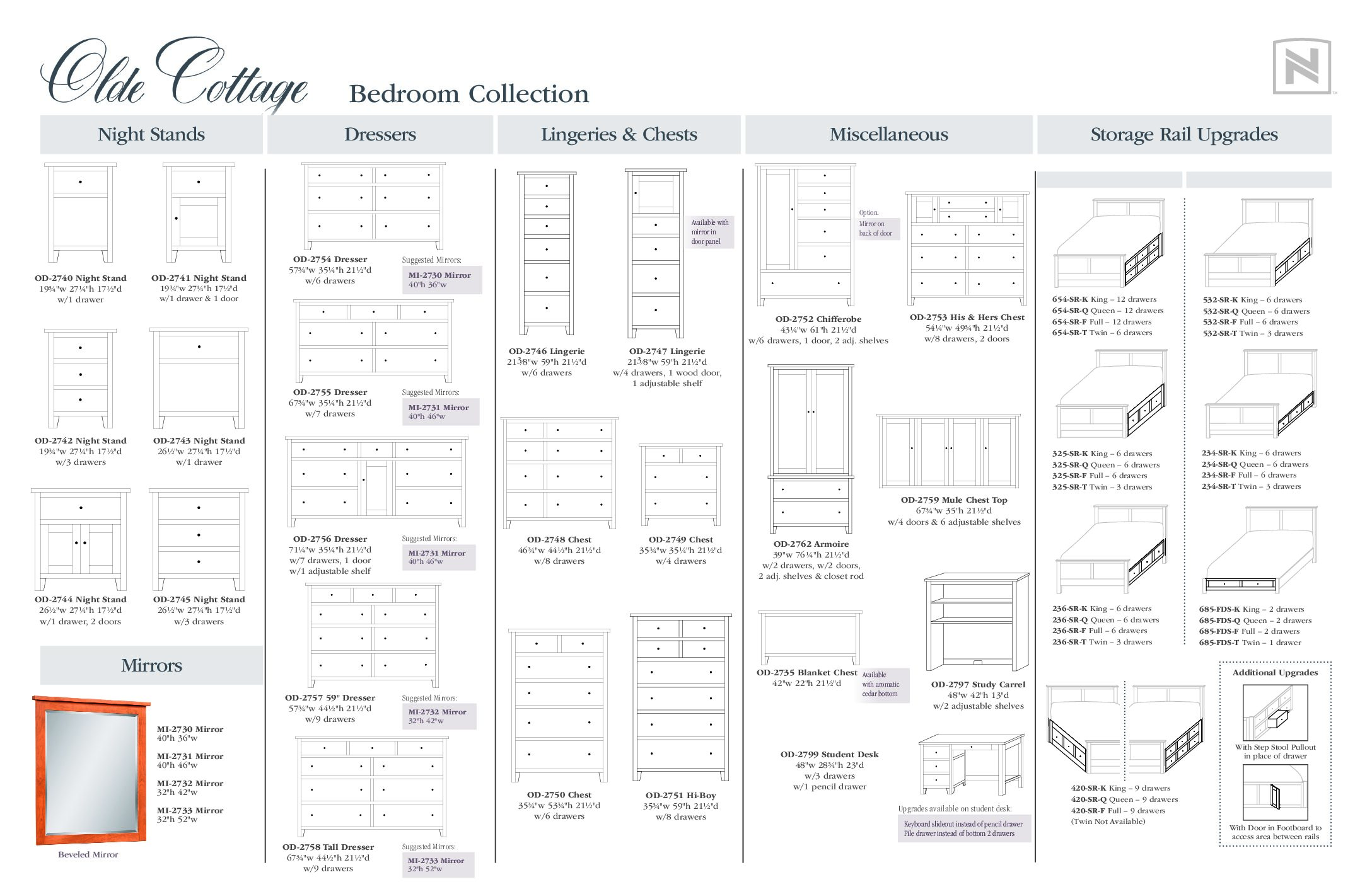 Olde Cottage Bedroom Collection - Image 7